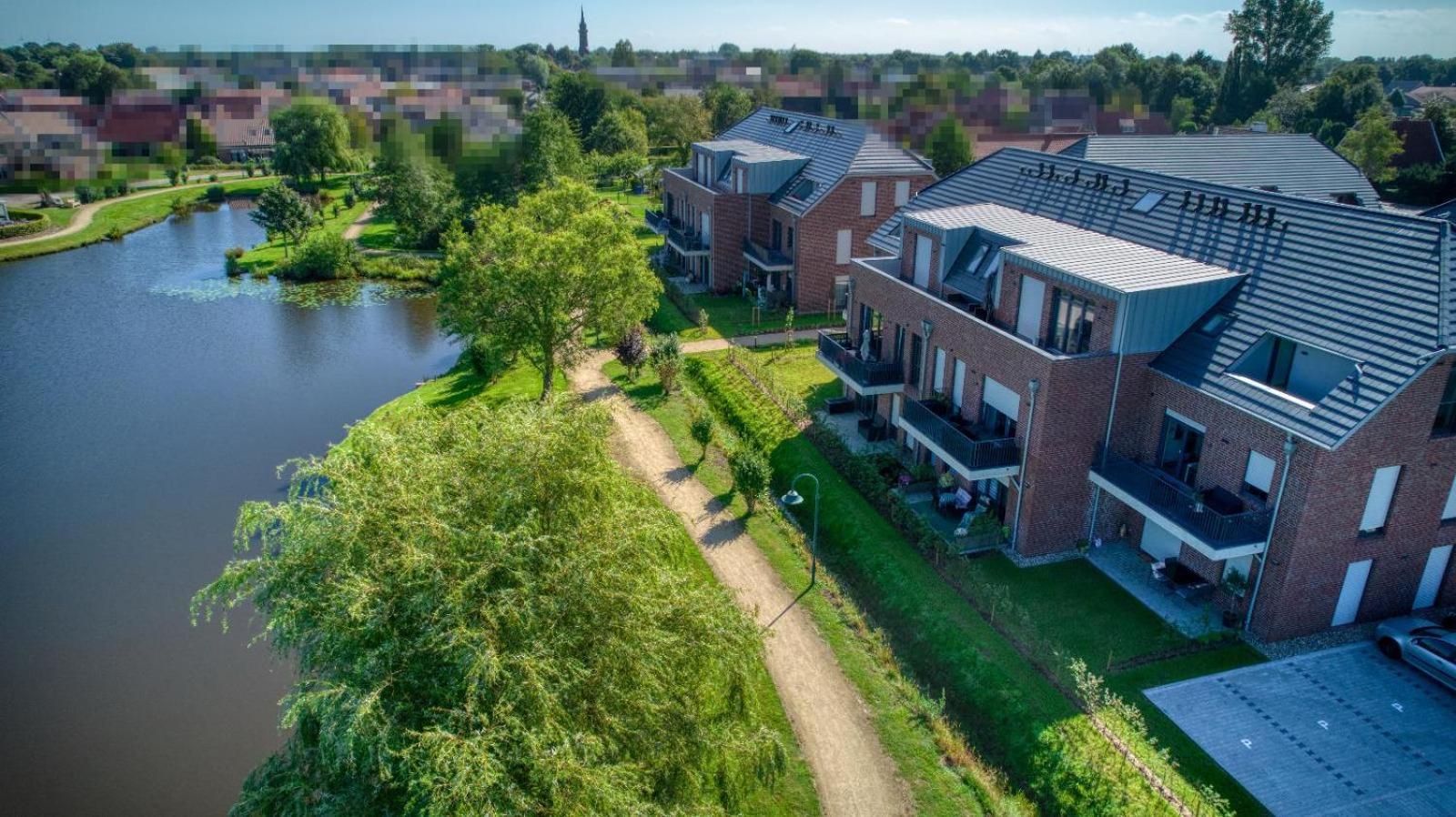 Tomkes Ferienwohnung Am See Rhauderfehn Exteriör bild
